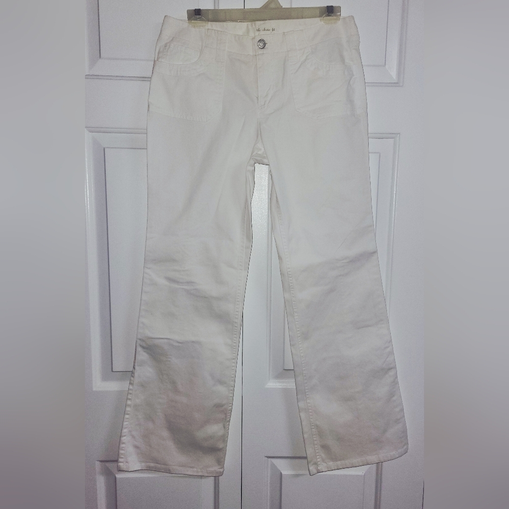 London Jean (Victoria's Secret) The Christie Fit White Pants Size 8